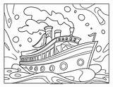 70  Boat Coloring Pages For Kids & Adults Free Printable PDFs sketch template