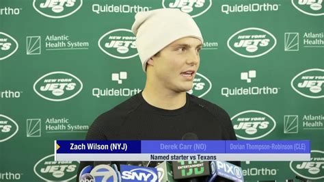 New York Jets quarterback Zach Wilson: 'Everyone knows I care about ...