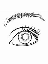 Colorear Para Ojo Coloriage Eye Coloring Oog Dibujo Pages Kleurplaat  sketch template