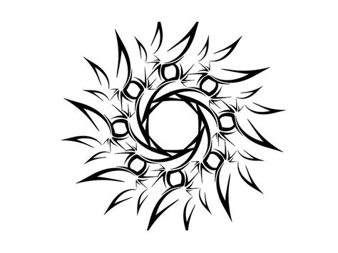 Designs - Tribal sun simple tattoo . Sun tattoo designs, Sun tattoo ...