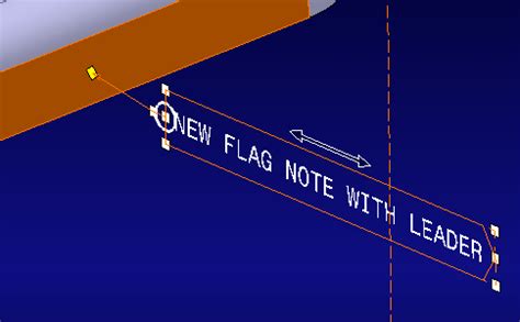 Creating a Flag Note with Leader