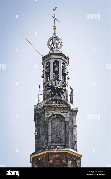 Westerkerk Clock tower, Amsterdam, Netherlands Stock Photo - Alamy