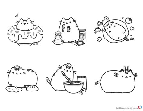 Pusheen Coloring Pages Chief Pusheen - Free Printable Coloring Pages