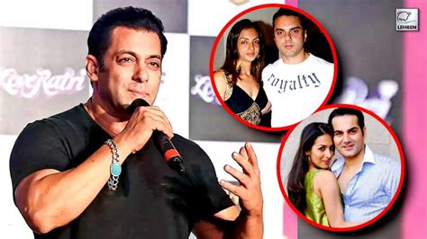 Salman Khan's Witty Reply To His Brother's Failed Marriages