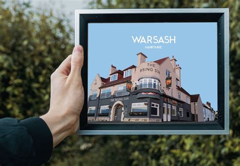 Warsash The Rising Sun pub Hampshire England UK | Etsy