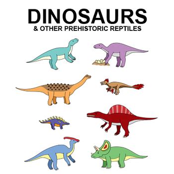 Dinosaur Clip Art - 50 pictures by BioArt | Teachers Pay Teachers