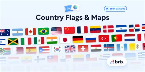 Country Flags and Country Maps | BRIX Agency | Figma Community