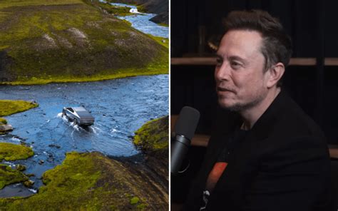 Elon Musk says you'll be able to use Cybertruck as a boat