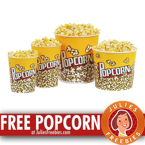 Free Small Popcorn at Regal Cinemas - Julie's Freebies