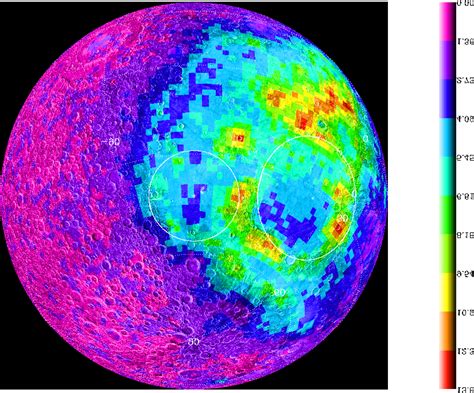 Map of thorium abundances (ppm) in the northern part of Oceanus... | Download Scientific Diagram