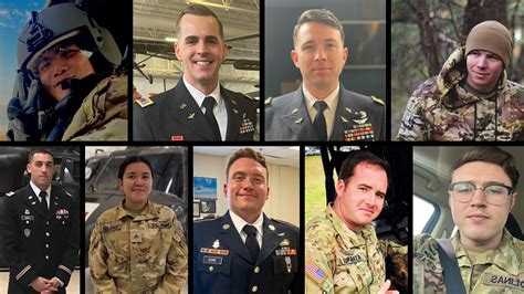 Army identifies 9 soldiers killed in dual Black Hawk crashes