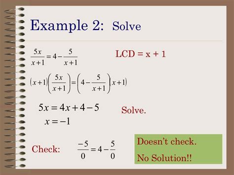 Rational equations