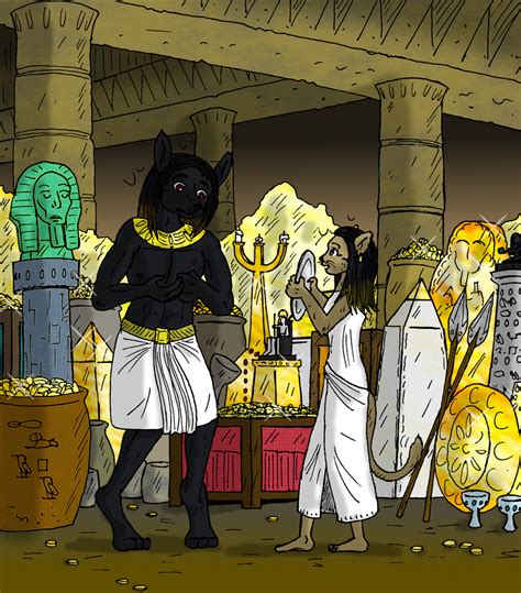 'Bastet', 'Anubis' by oldiblogg on DeviantArt