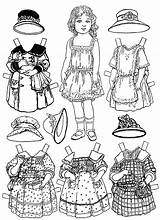 Printable Paper Doll Coloring Pages sketch template