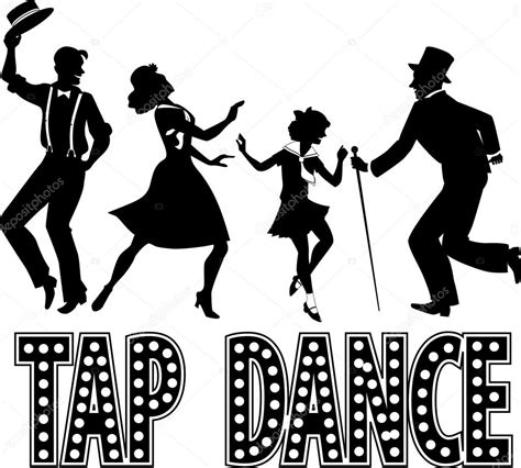 Tap dance silhouette banner Stock Vector Image by ©Aleutie #67358839