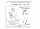Divine Mercy Activity Pack DIGITAL DOWNLOAD St Faustina Coloring Pages  sketch template