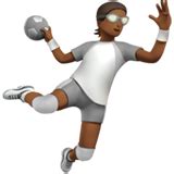 🤾🏾 Person Playing Handball: Medium-Dark Skin Tone Emoji on Apple iOS 16.4