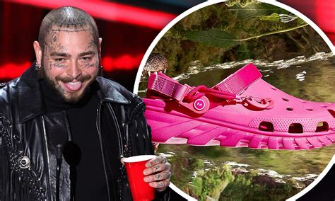 Post Malone sends THOUSANDS of pairs of his custom Crocs to his Texas ...