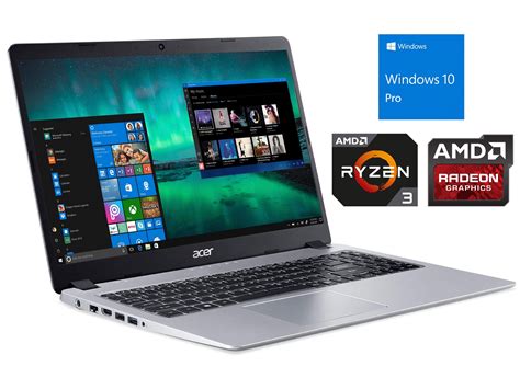 Acer Aspire 5 Notebook, 15.6" FHD Display, AMD Ryzen 3 3200U Upto 3 ...