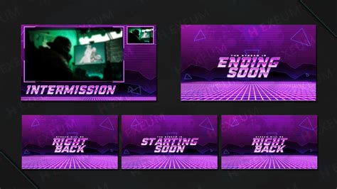 Free Retro Twitch Overlay Package for OBS