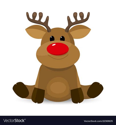 Cute little reindeer Royalty Free Vector Image