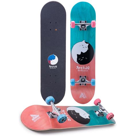 Arcade Pro Skateboard 31" x 7.75" Complete Skateboards Great for Boys & Girls - Walmart.com ...