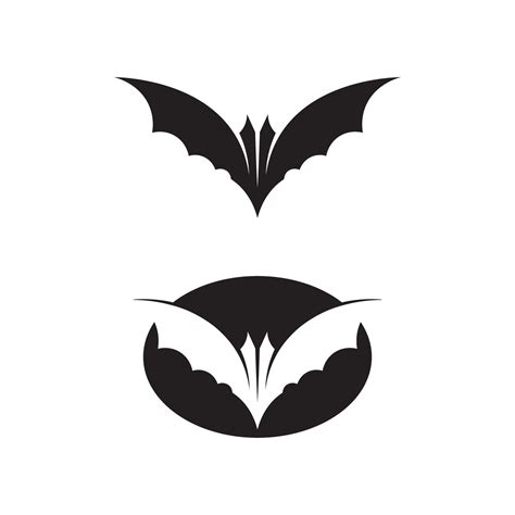 bat vector icon logo template 12613943 Vector Art at Vecteezy