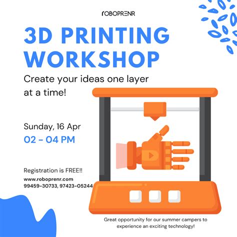 3D Printing Workshop at Roboprenr