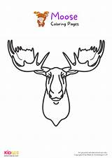 Moose Coloring Pages For Kids – Free Printables  Art & Craft sketch template