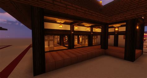 Large Japanese House - With full Survival friendly interior Minecraft Map