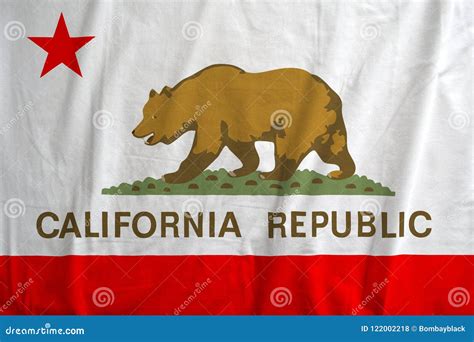 Flag of California Republic, USA. Stock Photo - Image of national ...