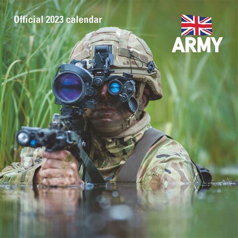 Buy British Army 2023: OFFICIAL 12 x 12 Inch Monthly Square Wall With Free Pull Out Online at ...