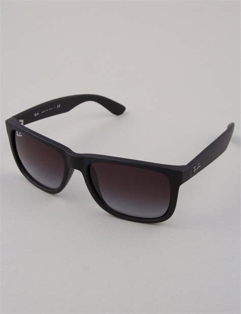 Ray-Ban Justin Sunglasses - Black // Grey Gradient - Accessories from ...