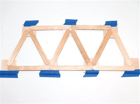 Make a Warren Truss Bridge with Popsicle Sticks | Make: