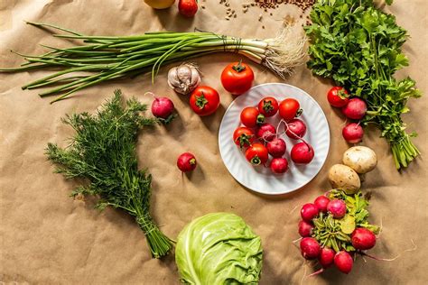 Organic food background. View from above (Flip 2019) - Creative Commons ...