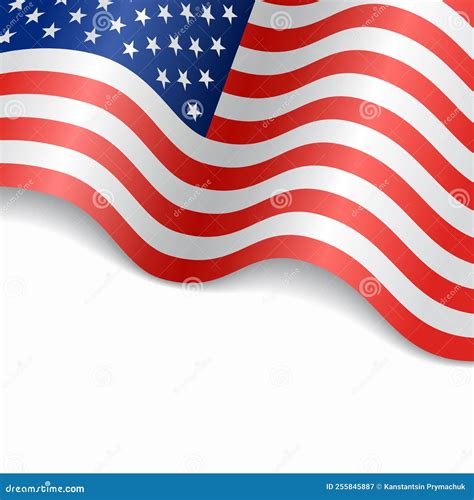 American Flag Wavy Abstract Background. Vector Illustration. Stock Vector - Illustration of ...