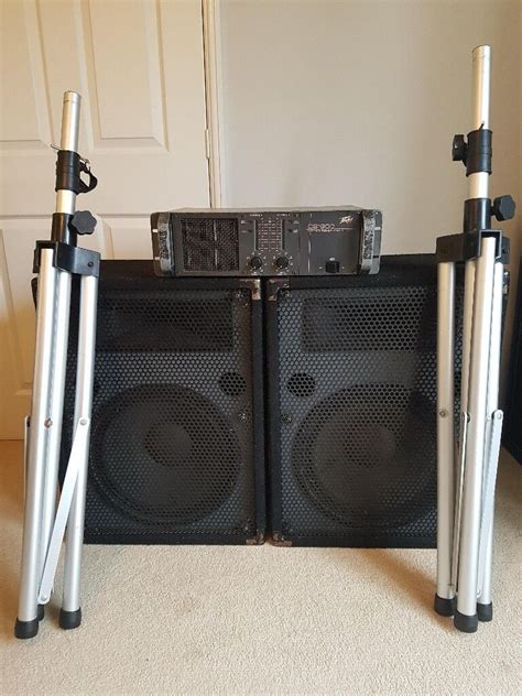 Peavey PA Bundle - Speakers - Peavey CS-900 Stereo Power Amp - Speaker Stands | in Peterborough ...