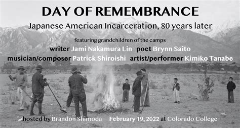 Day of Remembrance: Japanese American Incarceration - Colorado College