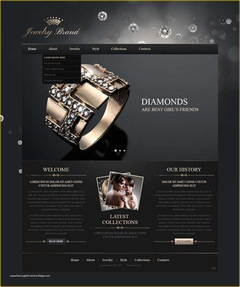 Jewelry Website Template