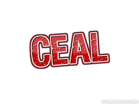 Ceal Logo | Free Name Design Tool from Flaming Text