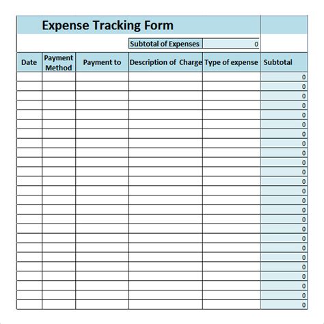 Income And Expense Tracking Worksheet