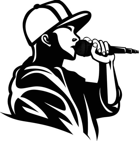 Hip hop singer vector logo template illustration, Pop , hip hop, Rap ...