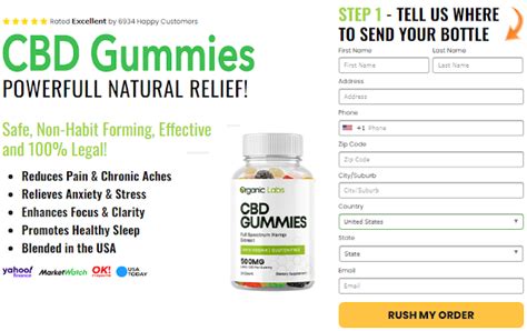 Organic Labs CBD Gummies - "Experience Natural Pain Relief With Potent & Effective Organic CBD ...