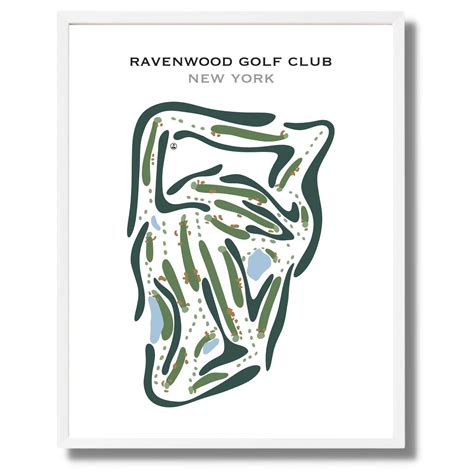 Ravenwood Golf Club, New York - Printed Golf Courses - Golf Course Prints