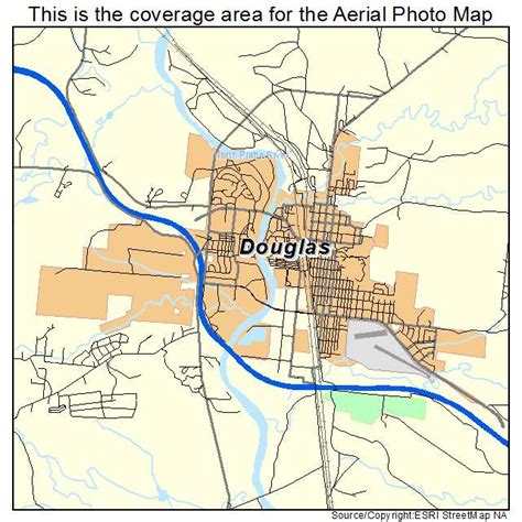 Aerial Photography Map of Douglas, WY Wyoming