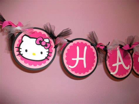 Hello Kitty Birthday Banner