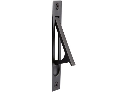 Emtek Products, Inc. 2221-US19 - Emtek Solid Brass Pocket Door Edge Pull - EACH (Flat Black ...