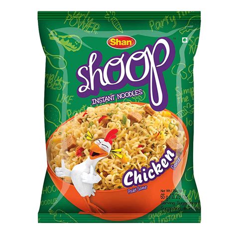 Amazon.com : Shan Shoop Instant Noodles 2.29 oz (65g) - Poulet Saveur ...