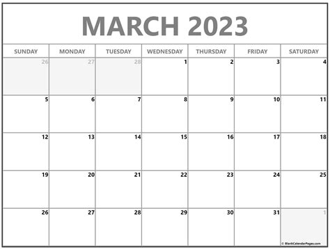 march 2023 blank printable calendar - march and april 2023 calendar wikidatesorg | printable ...