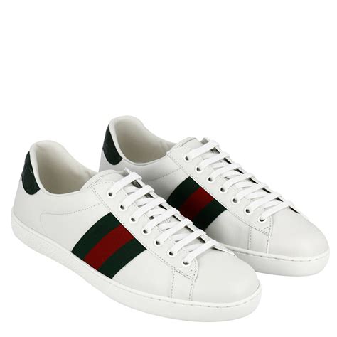 GUCCI: Zapatos hombre | Zapatillas Gucci Hombre Blanco | Zapatillas Gucci 386750 A3830 Giglio ES